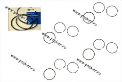 Кольца поршневые 79,8 АвтоВАЗ хром 21060-1000100-32 комплект на 4 поршня - фото
