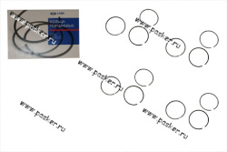 Кольца поршневые 82,8 АвтоВАЗ хром 21083-1000100-32 комплект на 4 поршня - фото