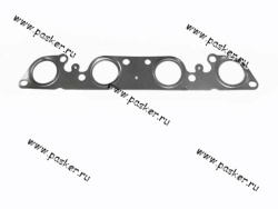 Прокладка коллектора Лада 2110 Приора двиг 1,6 1118 Калина двиг 1,4 16-ти клап выпускного металл 21124-1008089 - фото