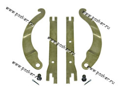 Планки Лада 2103 2106 распорные задних тормозных колодок 2+2 с рычагами 2103-3507034/35/36/37 - фото