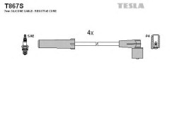 Провода зажигания Нива 2121 2131 21214 2123 Шевроле Лада 2120 Надежда TESLA T867S силикон - фото