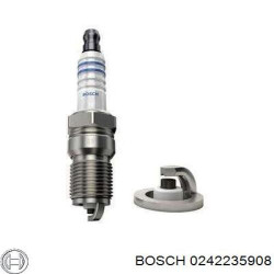 Свечи зажигания BOSCH 0242235908 HR7 D+ +5 комплект 4 шт Super Plus - фото