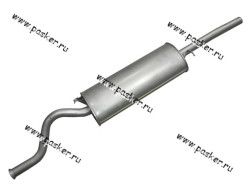 Глушитель Лада 2110-2111 НОРМА закатной 2110-1200010-10 - фото